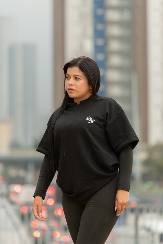 Camiseta Negra SF Oversize