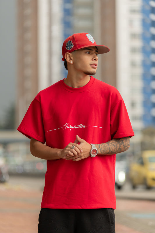 Camiseta Roja Oversize